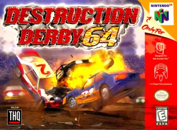 Destruction Derby 64 (USA) box cover front